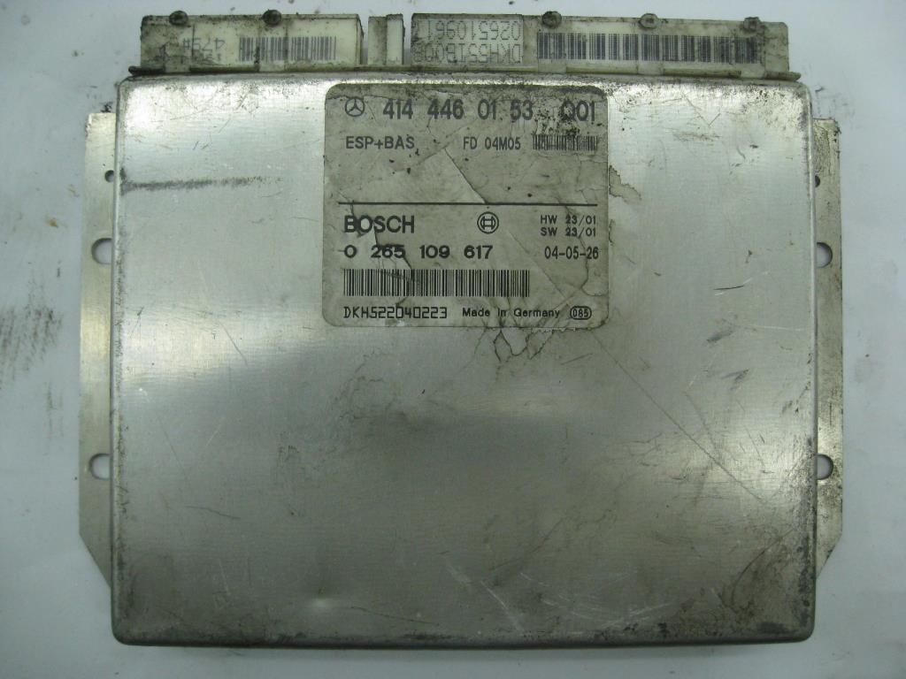 Блок управления ABS/ESP Mercedes-Benz Vaneo W414 2004, 1.7 л., CDi, OM 668.914, дизель, 5МКПП, черный, минивэн, передний привод, правый руль, 4144460153, 0265109617 - фото №1