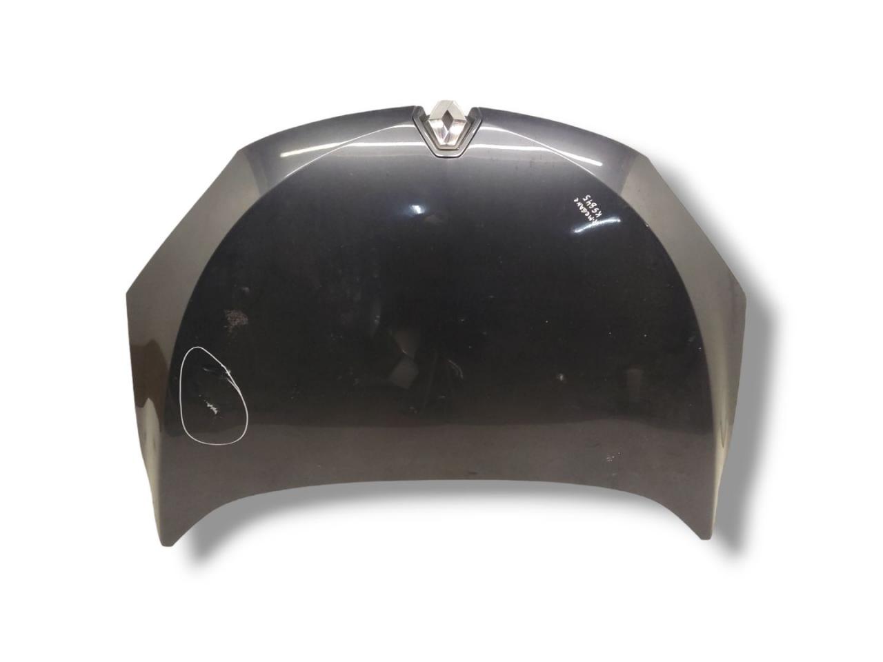 капот Renault Megane 3 поколение 2009, 1.6 л., i, K4M 848, бензин, 5МКПП, gris eclipse / teb66, хетчбэк 5 дв., передний привод, правый руль, 651009018R - фото №1