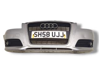 бампер передний Audi A3 8P/8PA [2-й рестайлинг] 2008, 2.0 л., TDi, CBBB, дизель, 6МКПП, eissilber / lx7w, хетчбэк 5 дв., передний привод, правый руль, 8P0807437H