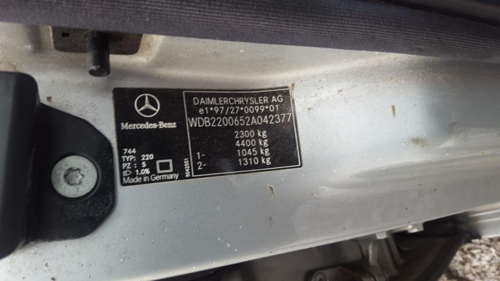 Mercedes-Benz S-Класс W220 1999