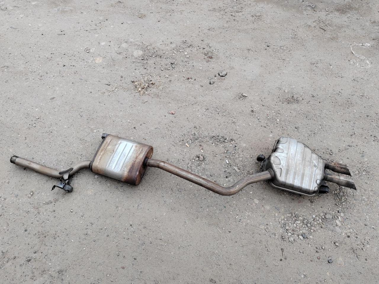 глушитель Audi A4 B8/8K 2008, 1.8 л., бензин, 8K0253409BA, 8K0253609H - фото №1