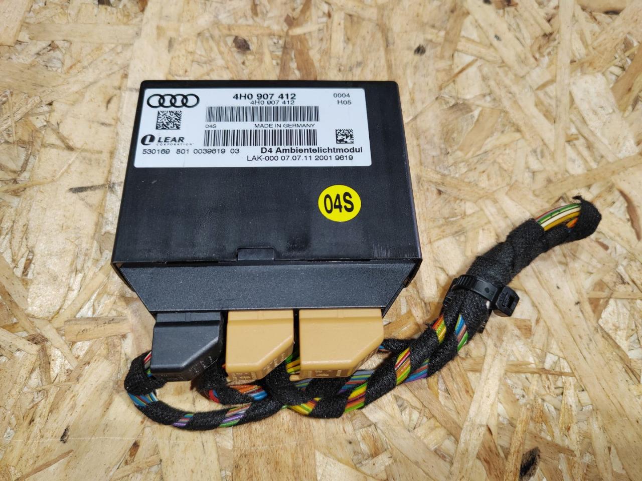 блок комфорта Audi A8 D4/4H 2011, 4.2 л., TDi, дизель, 4H0907412 - фото №1