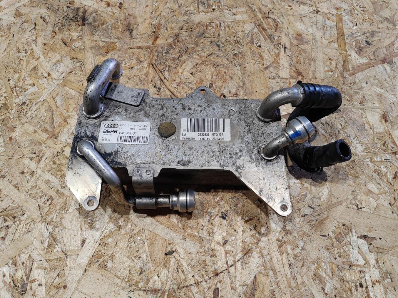 радиатор АКПП Audi A8 D4/4H 2011, 4.2 л., TDi, дизель, 4H0317021H - фото №1