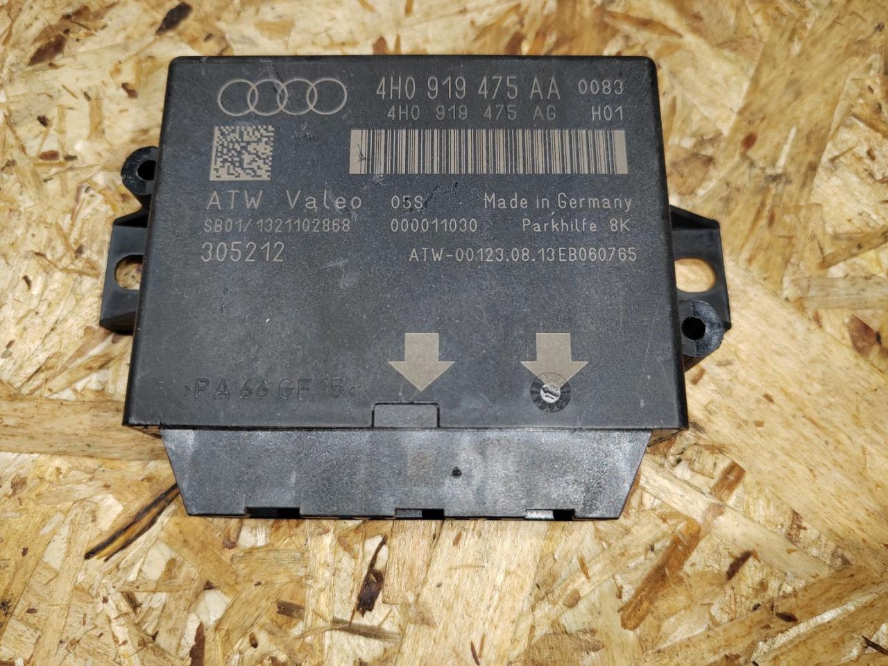 блок управления парктрониками Audi A6 4G/C7 2013, 3.0 л., TFSI, 4H0919475AA - фото №1