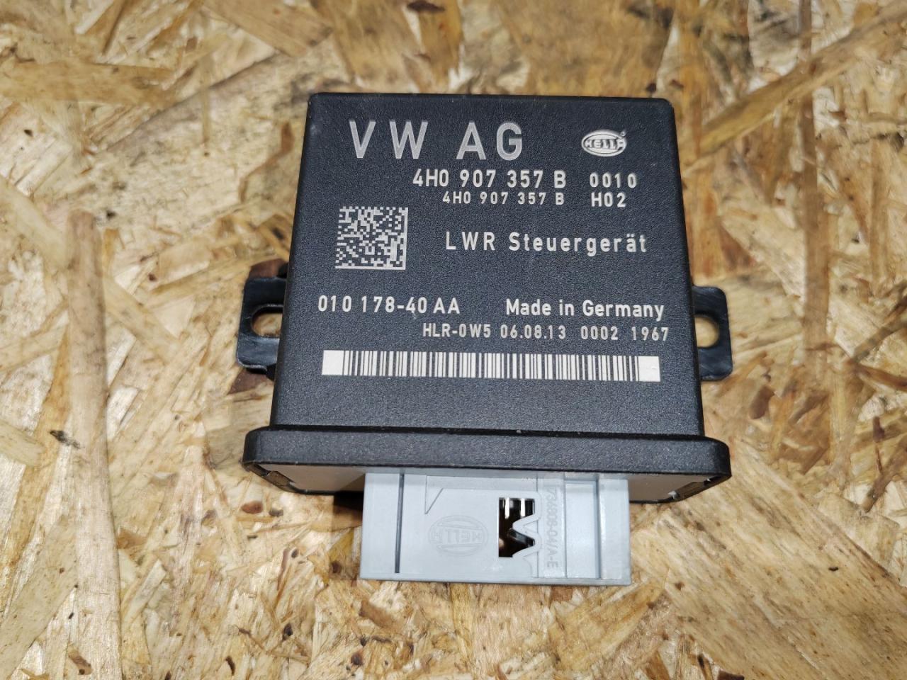 блок управления светом Audi A6 4G/C7 2013, 3.0 л., TFSI, 4H0907357B - фото №1