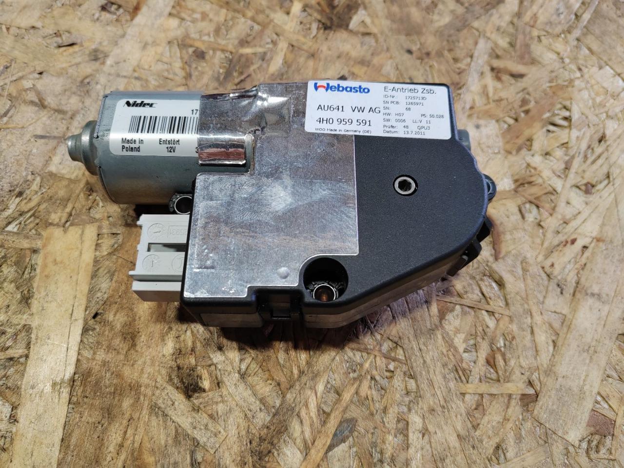 двигатель электролюка Audi A8 D4/4H 2011, 4.2 л., TDi, дизель, 4H0959591 - фото №1