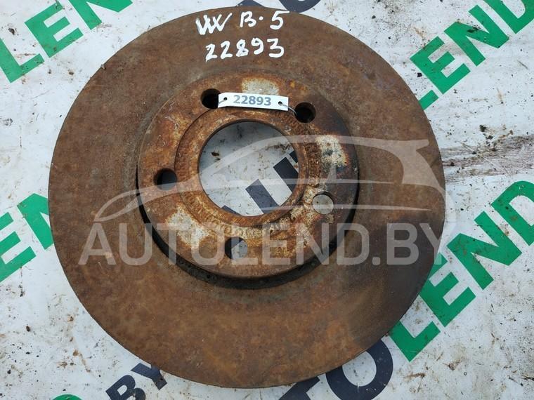 диск тормозной передний Volkswagen Passat B5 1998, 1.8 л., бензин, МКПП, седан - фото №1