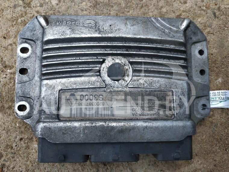 блок управления двигателем Renault Megane 2 поколение 2004, 1.6 л., бензин, АКПП, хетчбэк 5 дв., 8200387138, 8200321263 - фото №1