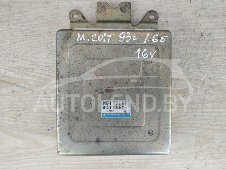 блок управления двигателем Mitsubishi Colt 4 поколение 1993, 1.6 л., бензин, МКПП, хетчбэк 5 дв., MD175667, E2T38974 - фото №1