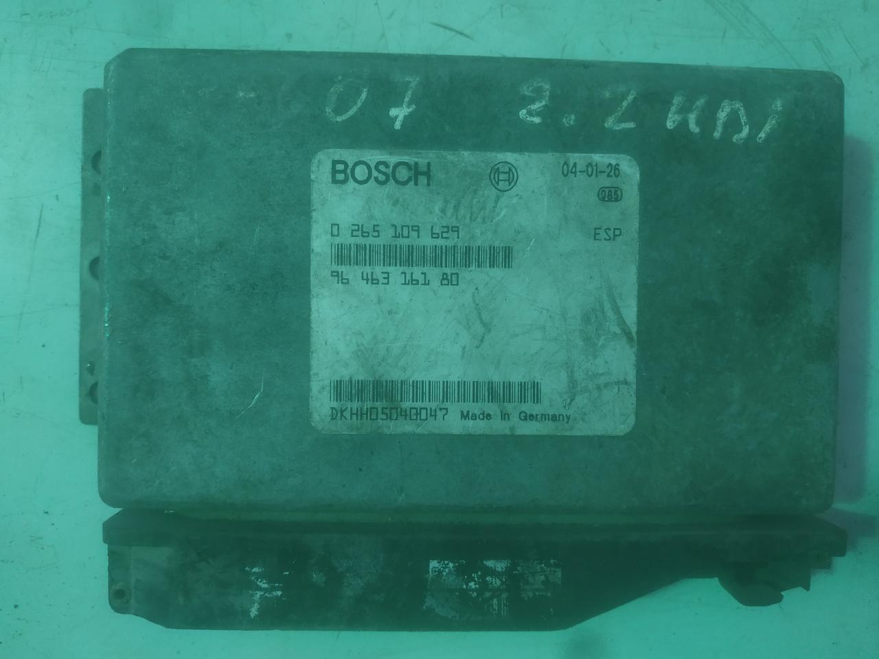 блок управления АКПП Peugeot 607 1 поколение 2002, 2.2 л., дизель, АКПП, седан, 0265109629 - фото №1