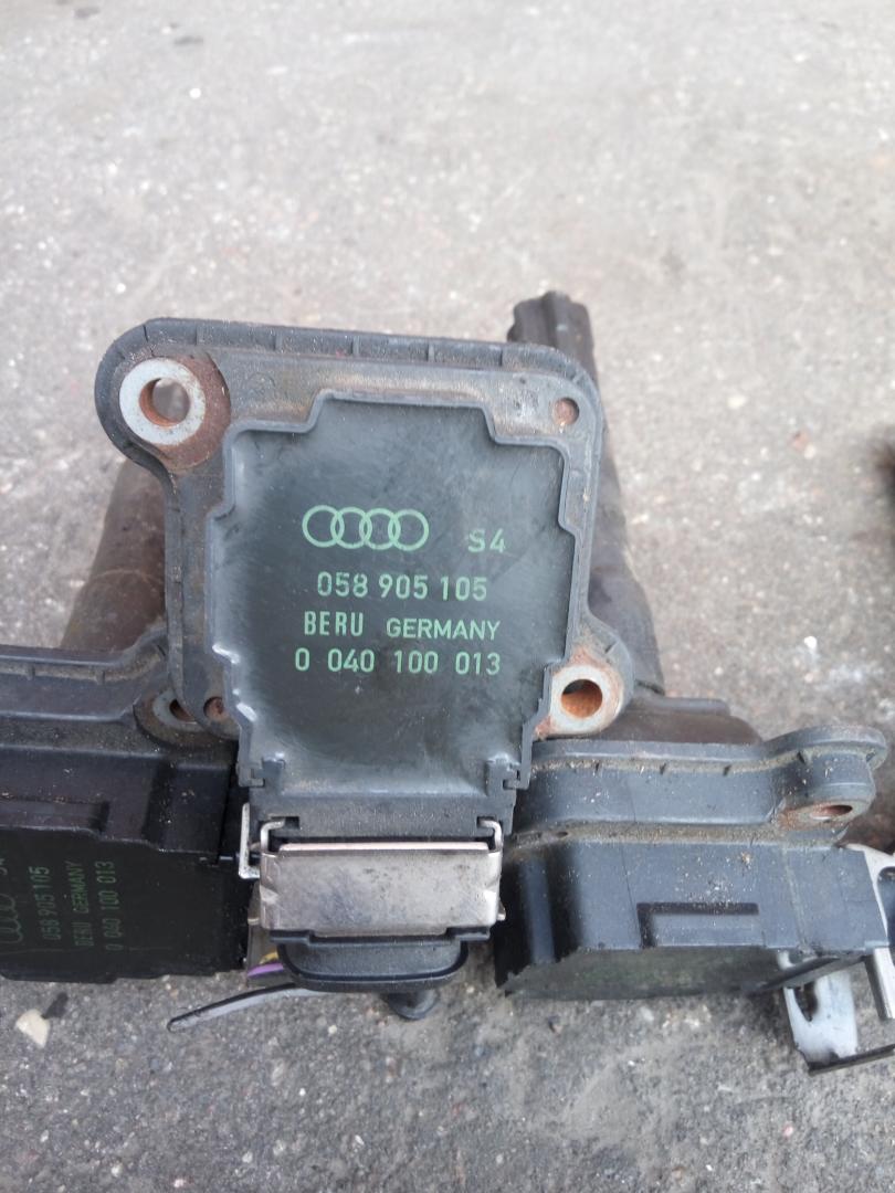 катушка зажигания Volkswagen Passat B5 1997, 1.8 л., бензин, МКПП, универсал, 058905105, 0040100013 - фото №1