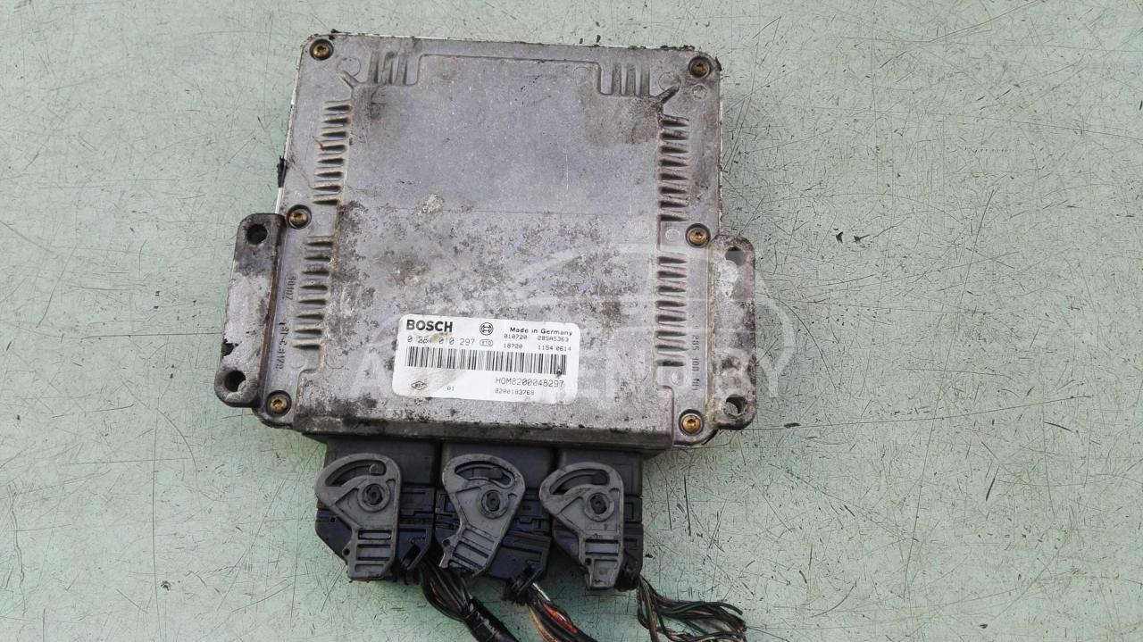 блок управления двигателем Renault Laguna 2 поколение 2003, 1.9 л., дизель, МКПП, хетчбэк 5 дв., 0281010297 - фото №1
