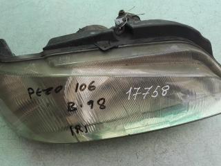 фара правая Peugeot 106 1 поколение [рестайлинг] 1998, 1.1 л., бензин, МКПП, хетчбэк 5 дв.