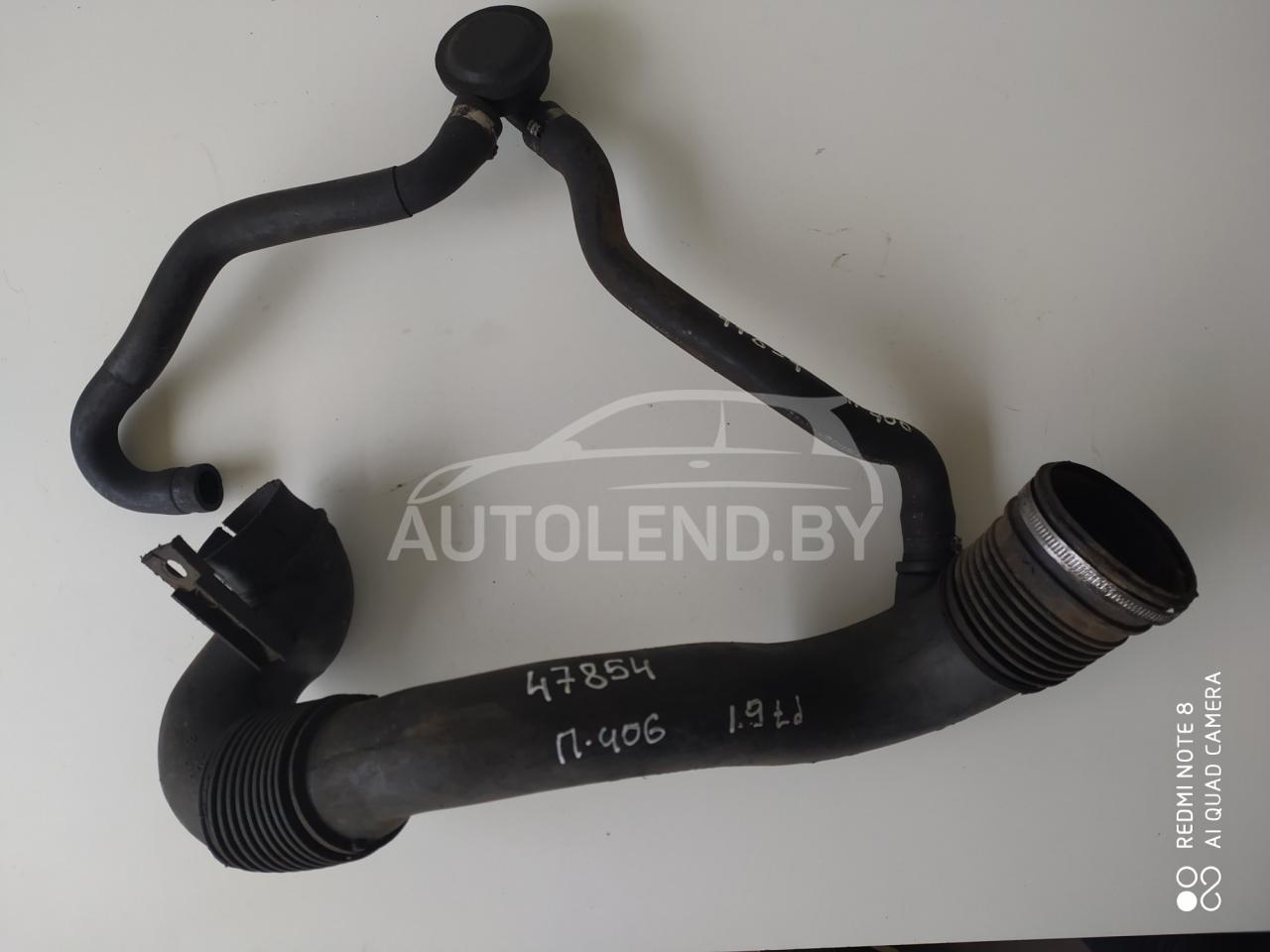 патрубок (трубопровод, шланг) Peugeot 406 1 поколение 1998, 1.9 л., дизель, МКПП, седан, 9625178380 - фото №1