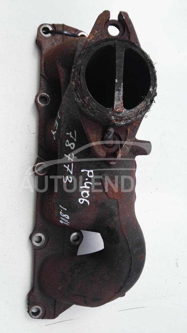 коллектор выпускной Peugeot 406 1 поколение 1998, 1.8 л., бензин, МКПП, седан, 9623784510 - фото №1
