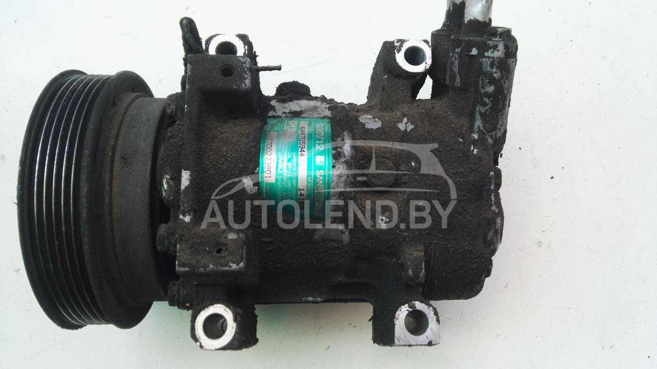 компрессор кондиционера Renault Kangoo 1 поколение 1999, 1.4 л., бензин, МКПП, хетчбэк 5 дв., 4044705944, 7700273801 - фото №1