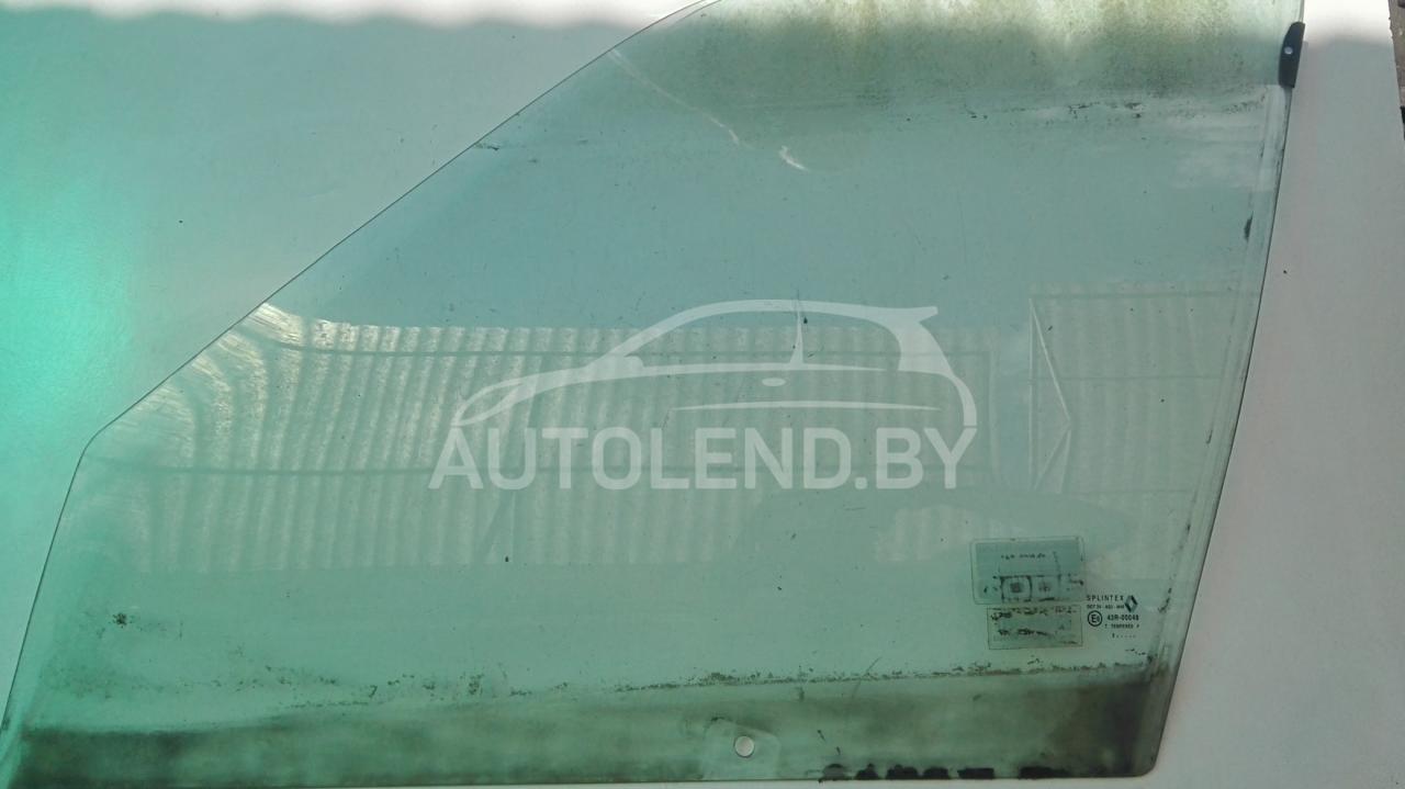 стекло двери передней левой Renault 19 2 поколение 1993, 1.4 л., бензин, МКПП, хетчбэк 5 дв. - фото №1