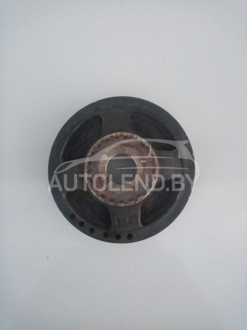 шкив коленвала Chevrolet Lacetti 1 поколение 2004, 1.6 л., бензин, МКПП, хетчбэк 5 дв., 96352877 - фото №1