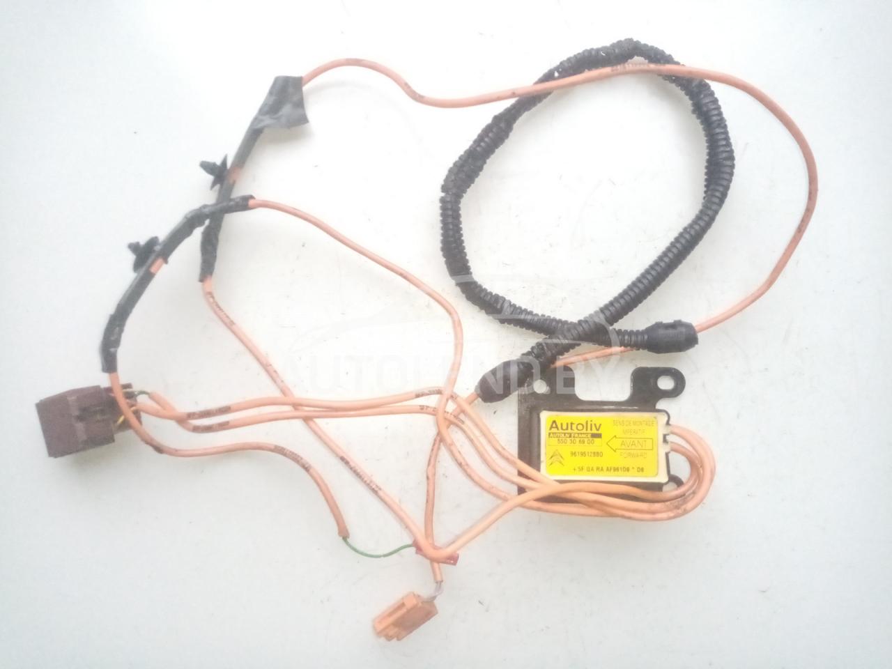 блок AirBag Citroen Xantia 1 поколение 1996, 1.8 л., бензин, МКПП, хетчбэк 5 дв., 9619512880, 550306900 - фото №1