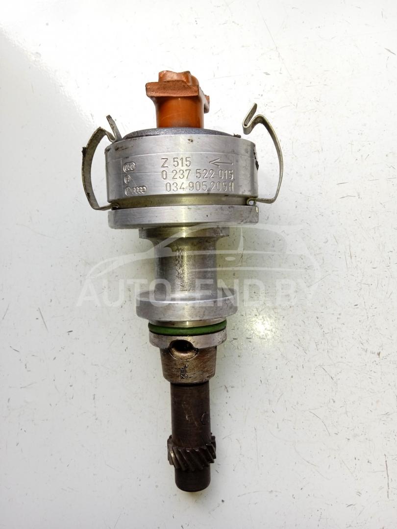 распределитель зажигания (трамблёр) Audi 100 1996, 2.3 л., бензин, МКПП, седан, 034905205H, 0237522015 - фото №1