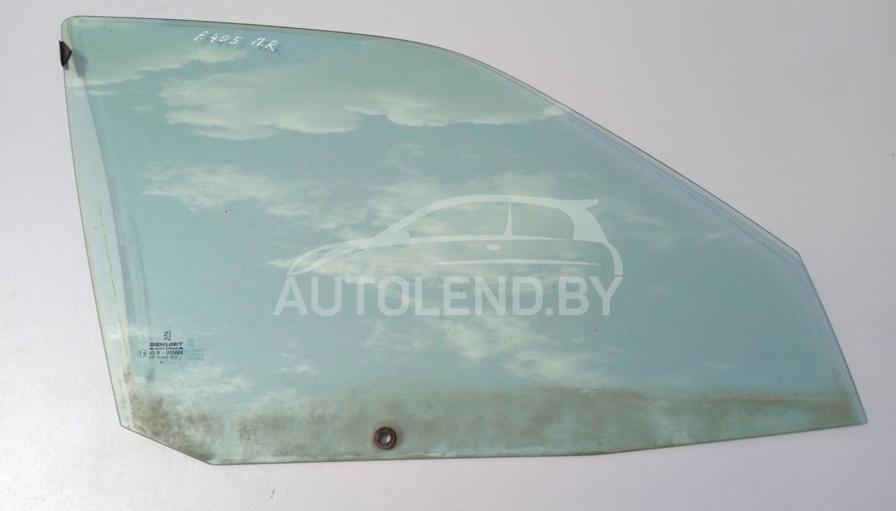 стекло двери передней правой Peugeot 405 1 поколение 1991, 1.6 л., бензин, МКПП, седан - фото №1
