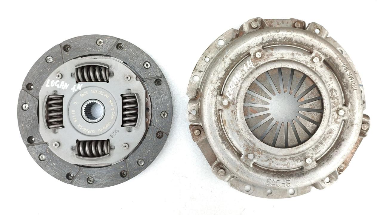 комплект сцепления Renault Logan 1 поколение 2009, 1.4 л., K7J 710, бензин, МКПП, 3082000064, 1878003644 - фото №1