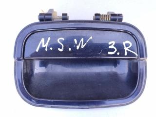 ручка наружная задняя правая Mitsubishi Space Wagon 2 поколение (Typ N30/N40) 1998, 2.0 л., 4D68 T, дизель, МКПП, MB676140