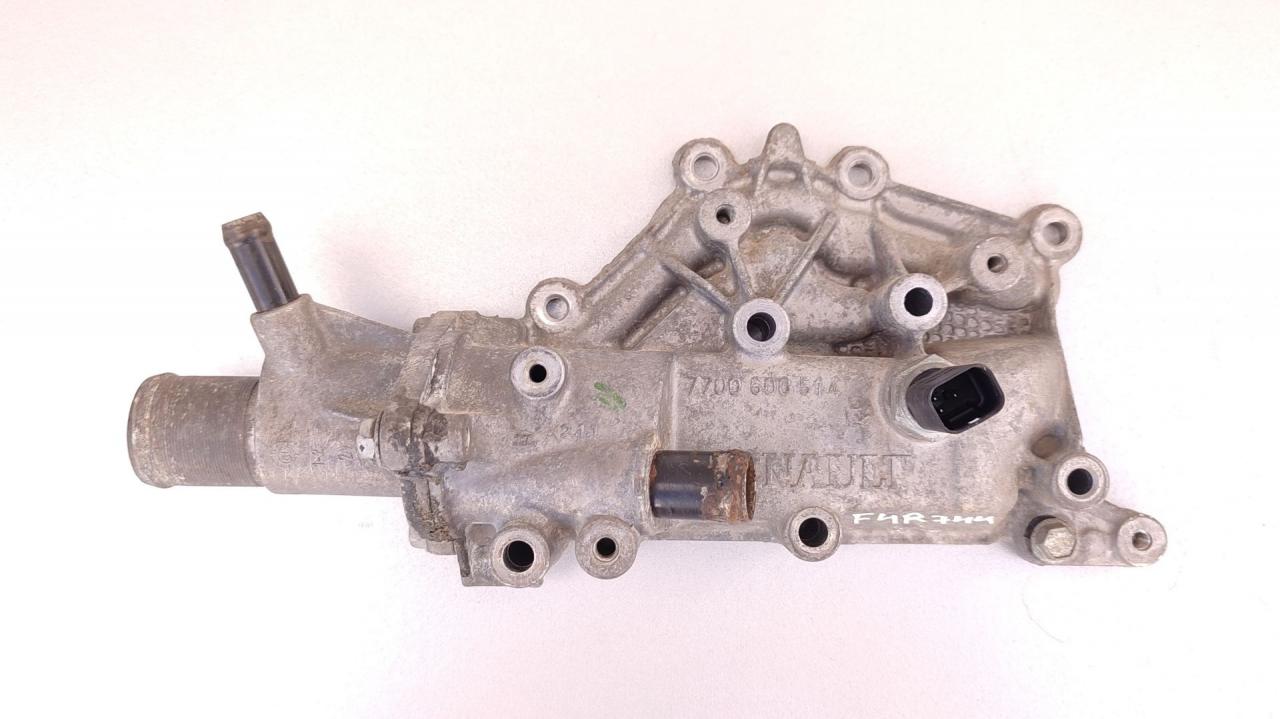 корпус термостата Renault Scenic RX4 1 поколение 2001, 2.0 л., F4R 744, бензин, МКПП, хетчбэк 5 дв., 7700600514, 7700869797 - фото №1