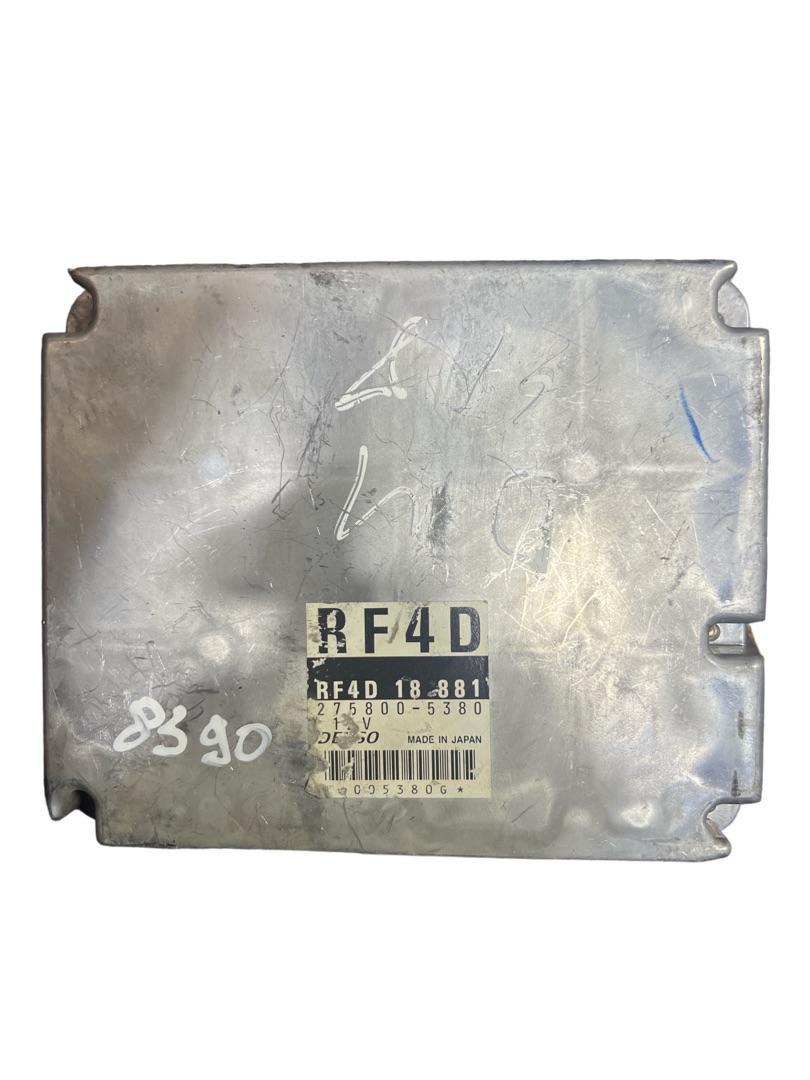 блок управления двигателем Mazda 323 6 поколение 2001, 2.0 л., дизель, RF4D18881, 2758005380, RF4D - фото №1