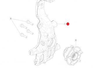 кулак поворотный правый Tesla Model S 1 поколение [2-й рестайлинг] 2022, электро, хетчбэк 5 дв., полный привод, 1420316-00-H