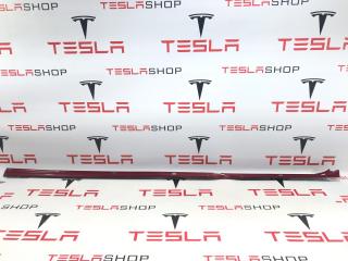 Молдинг накладки порога Tesla Model S 1 поколение [2-й рестайлинг] 2021, 1012215-00-G