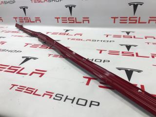 Молдинг накладки порога Tesla Model S 1 поколение [2-й рестайлинг] 2021, 1012217-00-C