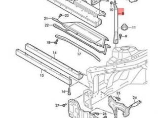 распорка стоек Audi e-tron 1 поколение 2019, электро, 4KE805646