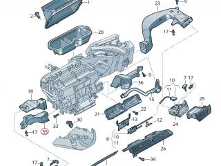 воздуховод Audi e-tron 1 поколение 2019, электро, 4KL819151