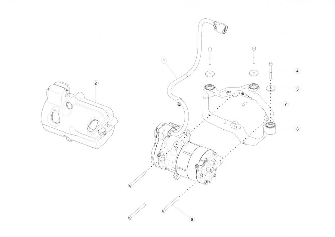 вентилятор охлаждения отсека электроники Tesla Model X 1 поколение 2020, 1053896-00-B - фото №1