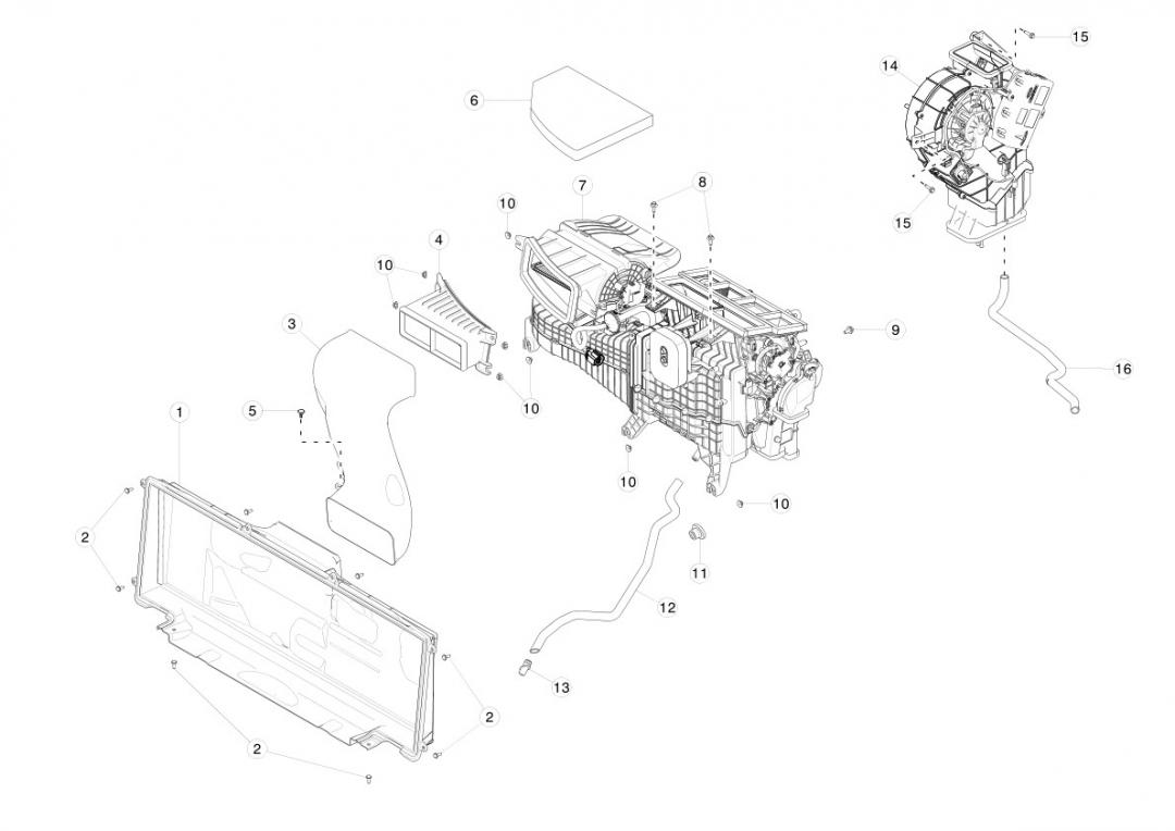 вентилятор охлаждения отсека электроники Tesla Model X 1 поколение 2020, 1027564-00-A - фото №1