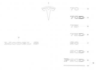 защита арок (подкрылок) Tesla Model S 1 поколение [рестайлинг] 2020, 1059268-00-A