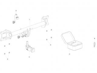 Заглушка (изолятор) высоковольтного кабеля задняя Tesla Model X 1 поколение 2020, 1058279-00-B