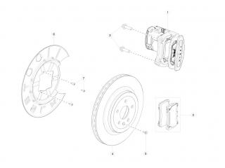 распределитель тормозных усилий Tesla Model S 1 поколение [рестайлинг] 2020, 1088968-00-B