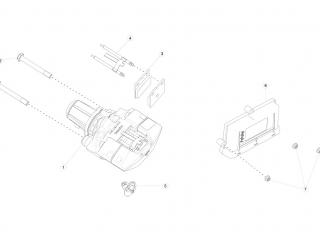 распределитель тормозных усилий Tesla Model X 1 поколение 2020, 1027933-00-D