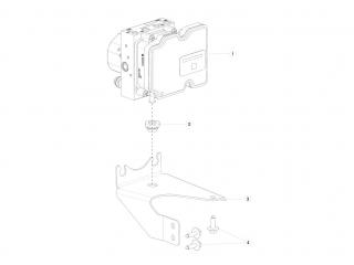 распределитель тормозных усилий Tesla Model X 1 поколение 2020, 1027925-00-A