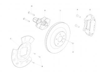 распределитель тормозных усилий Tesla Model X 1 поколение 2020, 1050724-00-A