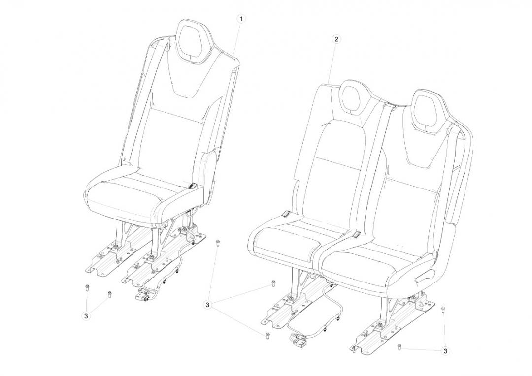 стеклоподъемник передний правый Tesla Model X 1 поколение 2020, 1028819-98-C - фото №1