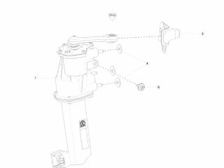 Привод открытия двери Tesla Model X 1 поколение 2020, 1045351-00-H