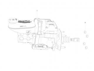 распределитель тормозных усилий Tesla Model S 1 поколение [рестайлинг] 2020, 1037123-00-B