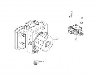 распределитель тормозных усилий Tesla Model S 1 поколение 2016, 1013393-00-B