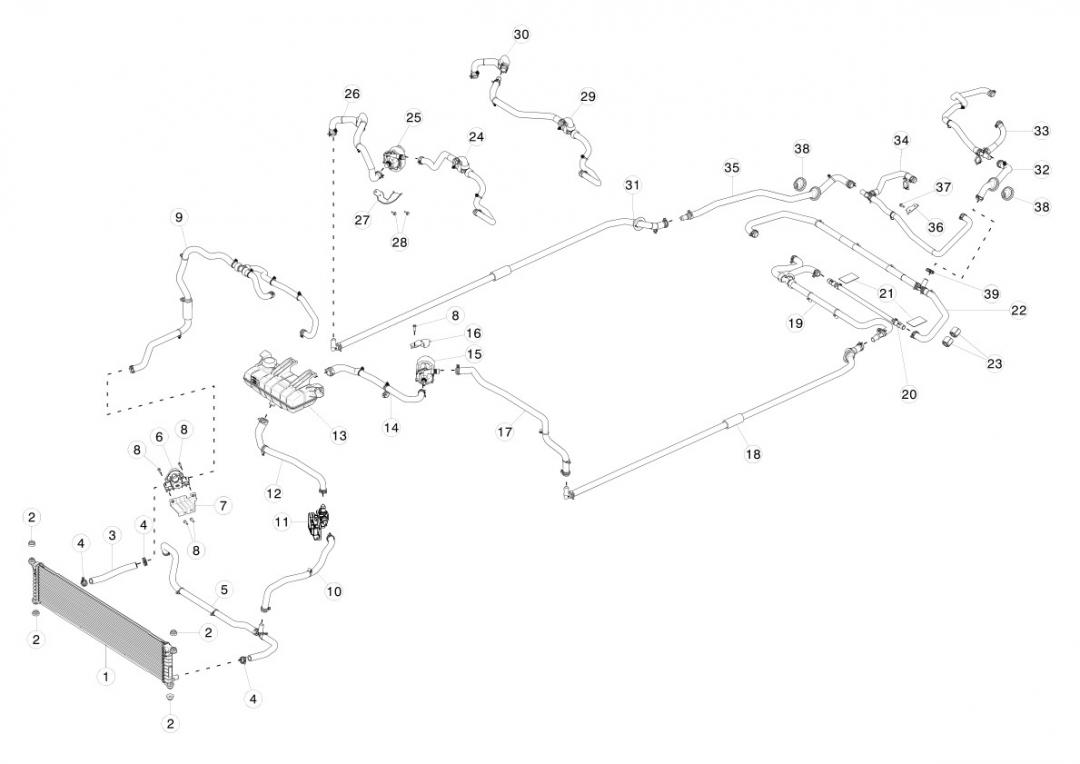 вентилятор охлаждения отсека электроники Tesla Model S 1 поколение 2016, 1049424-00-C - фото №1