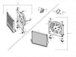 Радиатор кондиционера (передний) Tesla Model S 1 поколение [рестайлинг] 2020, 6008357-00-F
