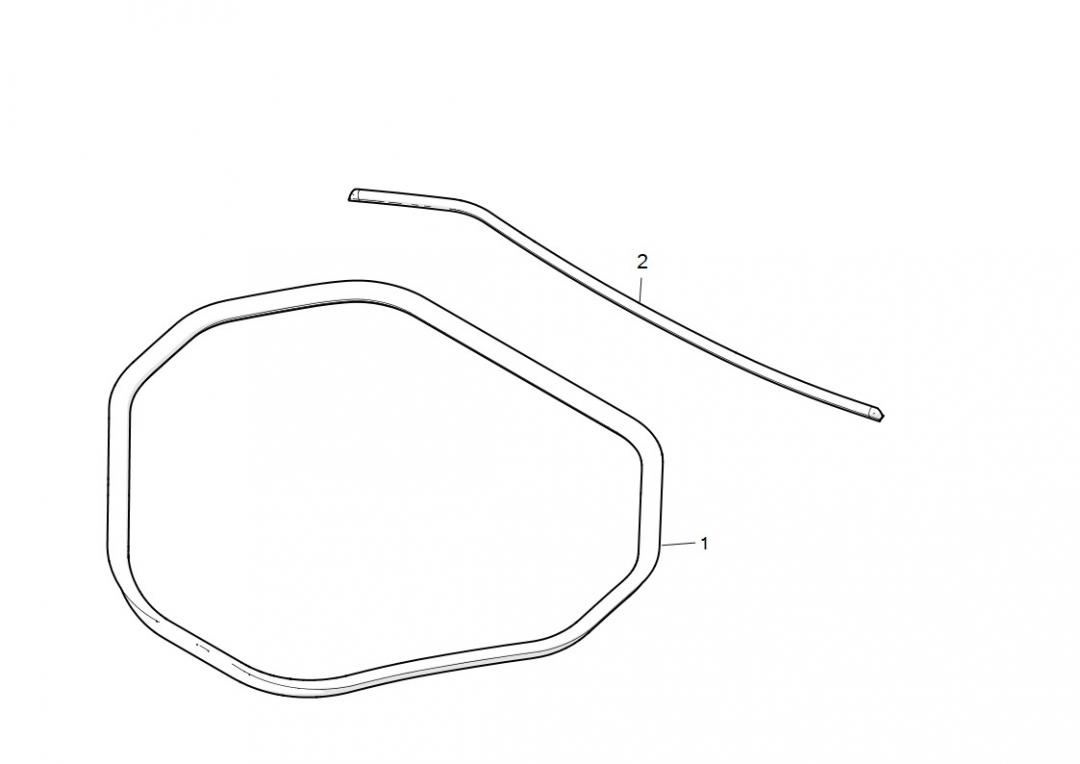 уплотнитель подкапотного пространства Tesla Model S 1 поколение 2016, 1009153-00-A - фото №1