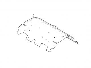 защита арок (подкрылок) Tesla Model S 1 поколение 2016, 1042781-00-A